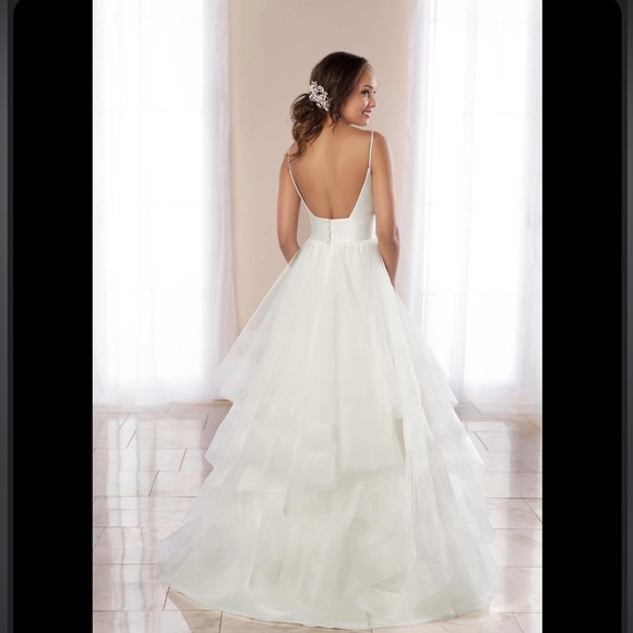 Stella York wedding dress size 2 NEVER BEEN WORN OR ALTERED - Picture 5 of 5